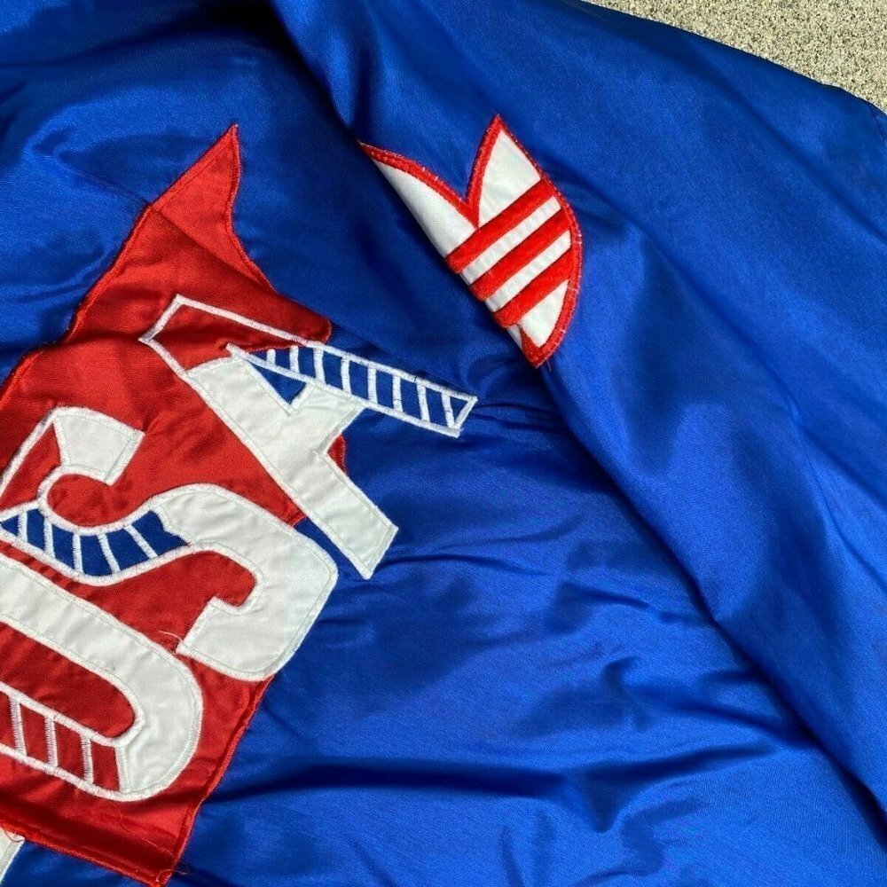 Adidas VTG 80s USA Windbreaker Retro Track Jacket - Picture 3 of 11
